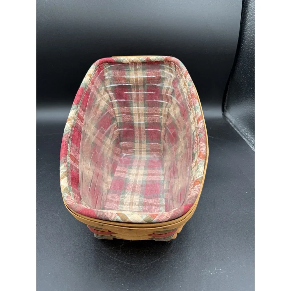 Longaberger 1998 Woven Traditions Sm Vegetable Basket Combo 🥕 Liner & Protector